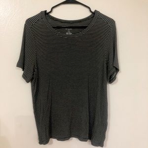 American Eagle soft and sexy ribbed striped tee